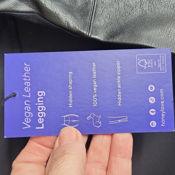 Honeylove Just Like Leather Legging - Picture 8 of 8